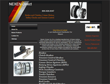 Tablet Screenshot of nexen-direct.com